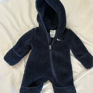 Nike Dark Blue Sherpa Jacket